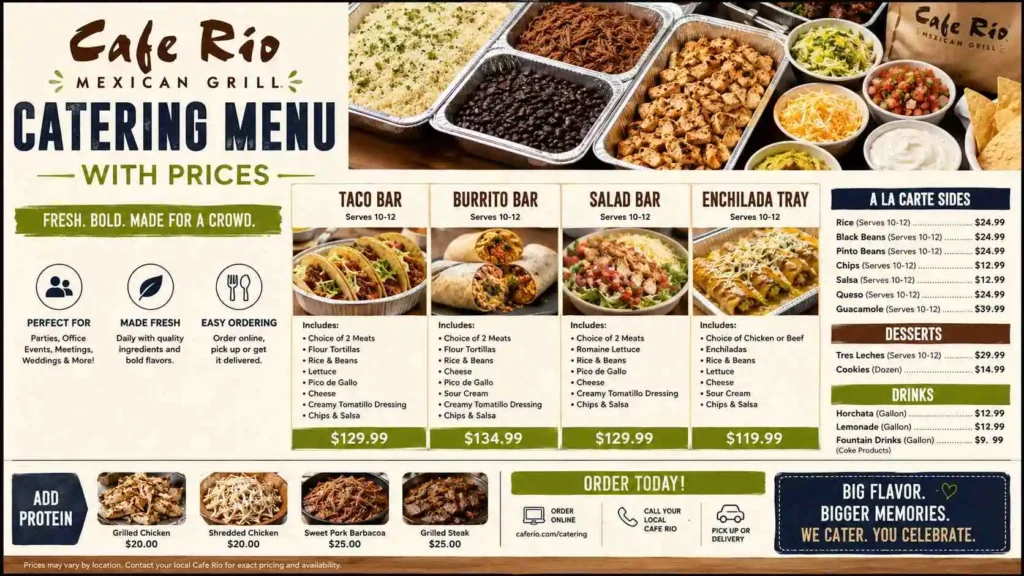 Catering Menu